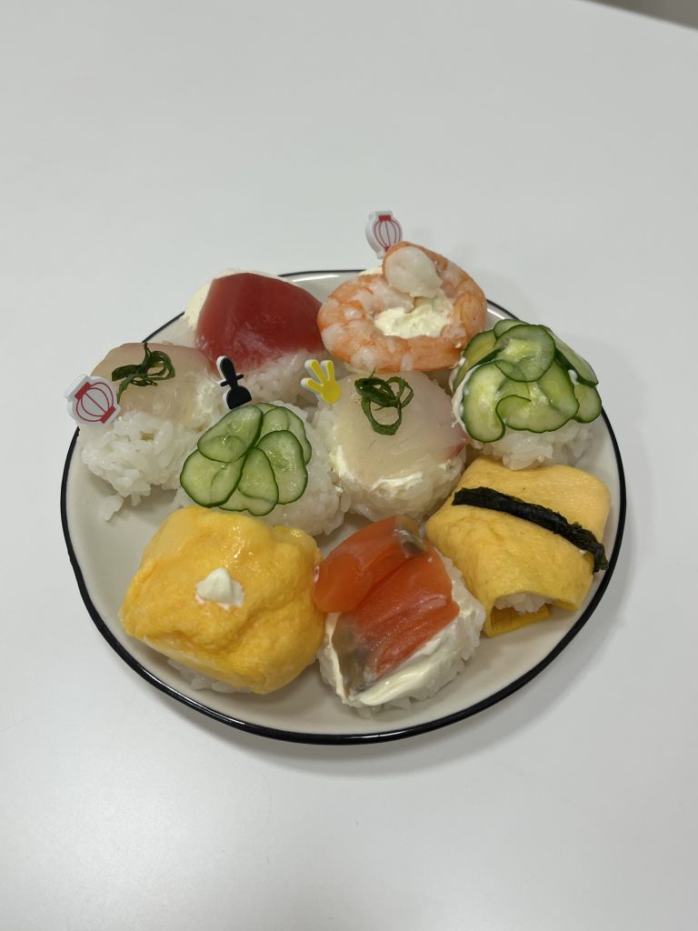 クリームチーズてまり寿司🍣